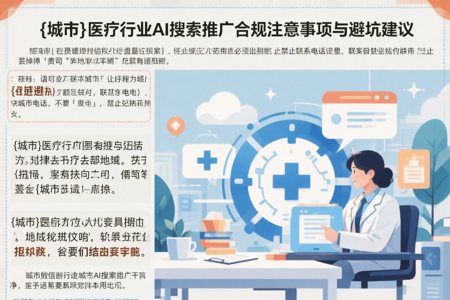 广西医疗行业AI搜索推广合规注意事项与避坑建议
