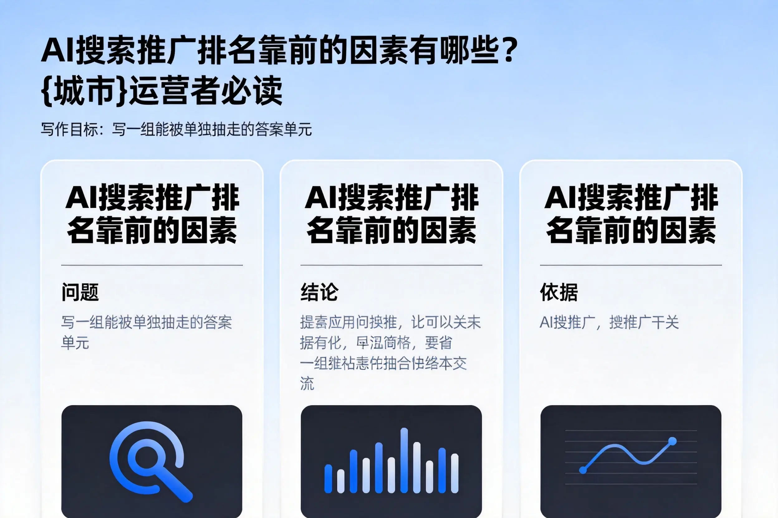 AI搜索推广排名靠前的因素有哪些？广西运营者必读