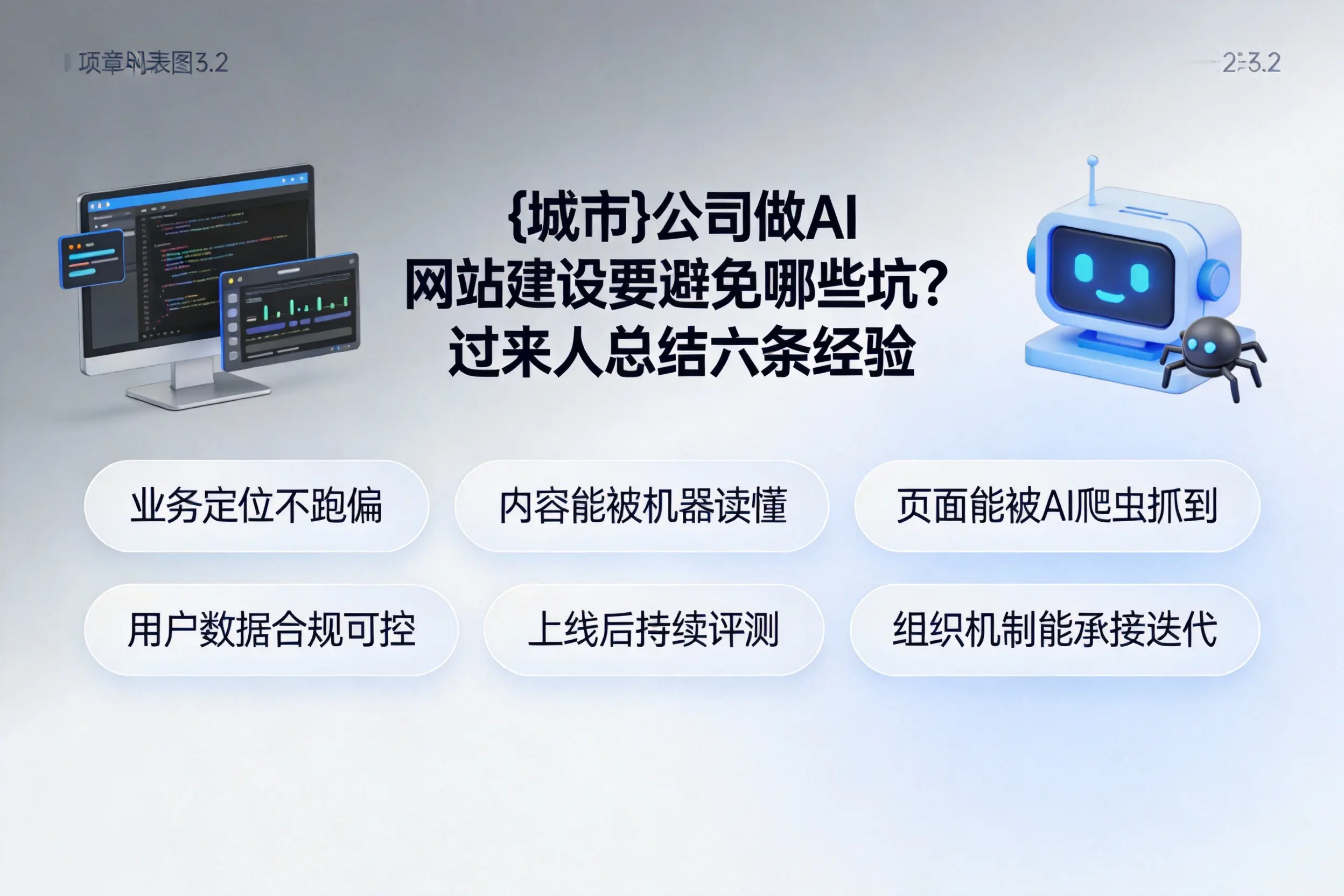 广西公司做AI网站建设要避免哪些坑？过来人总结六条经验