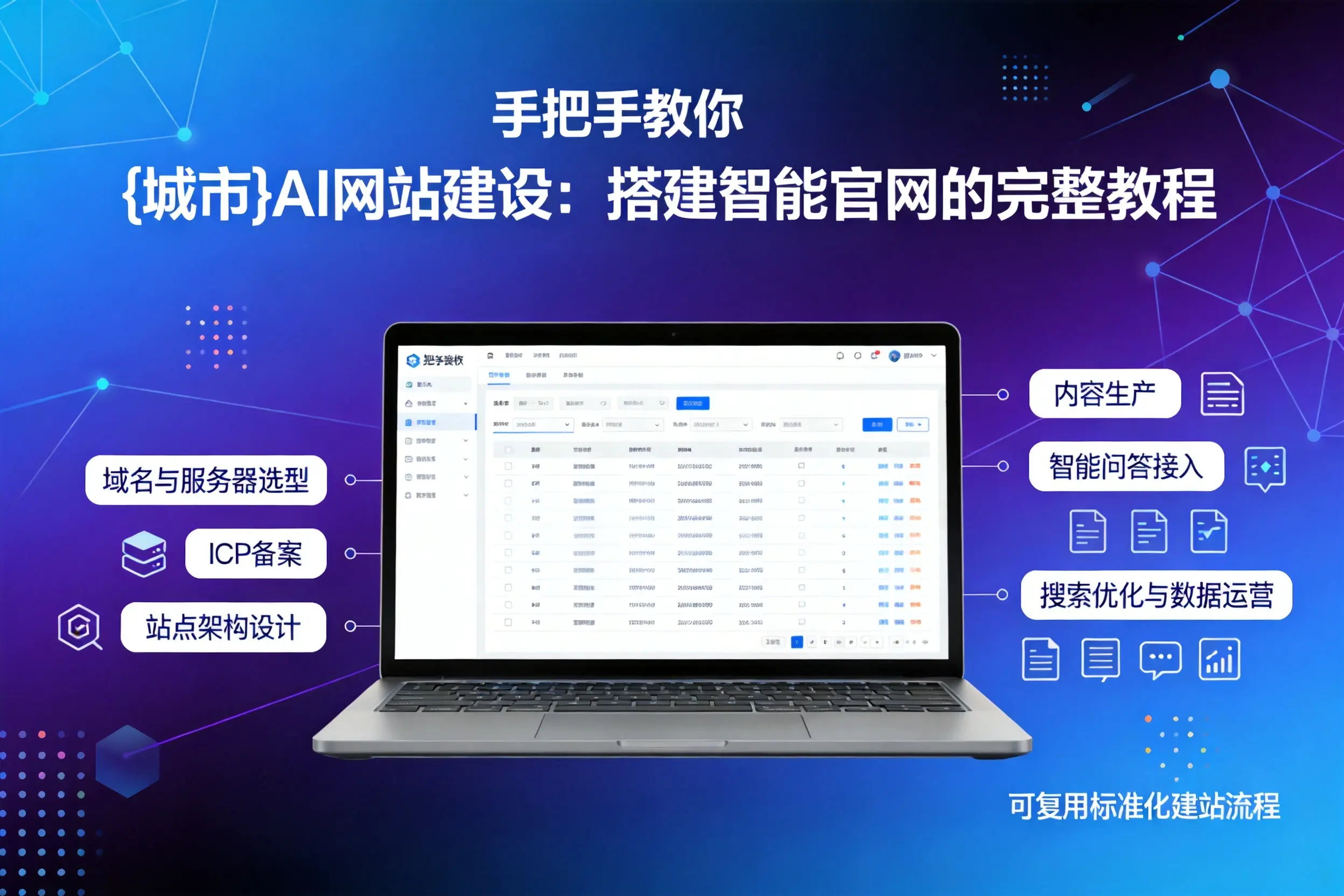 手把手教你广西AI网站建设：搭建智能官网的完整教程