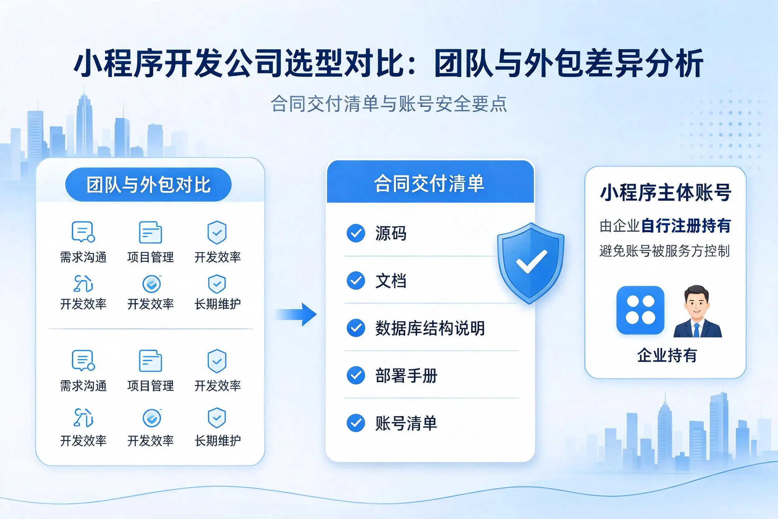广西小程序开发公司选型对比：团队与外包差异分析