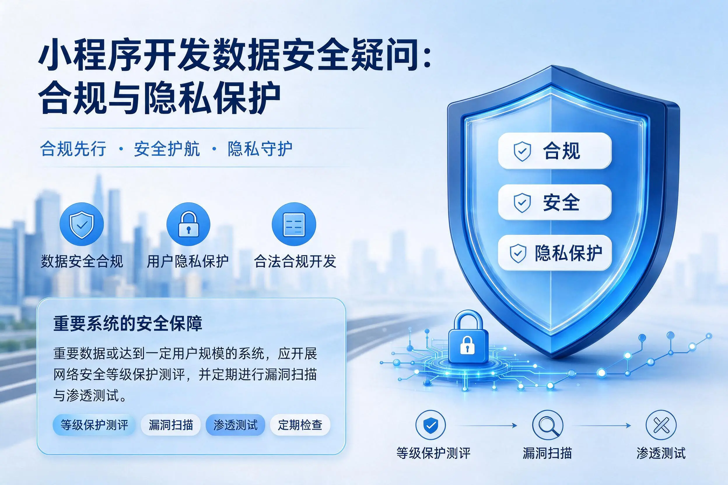 广西小程序开发数据安全疑问：合规与隐私保护