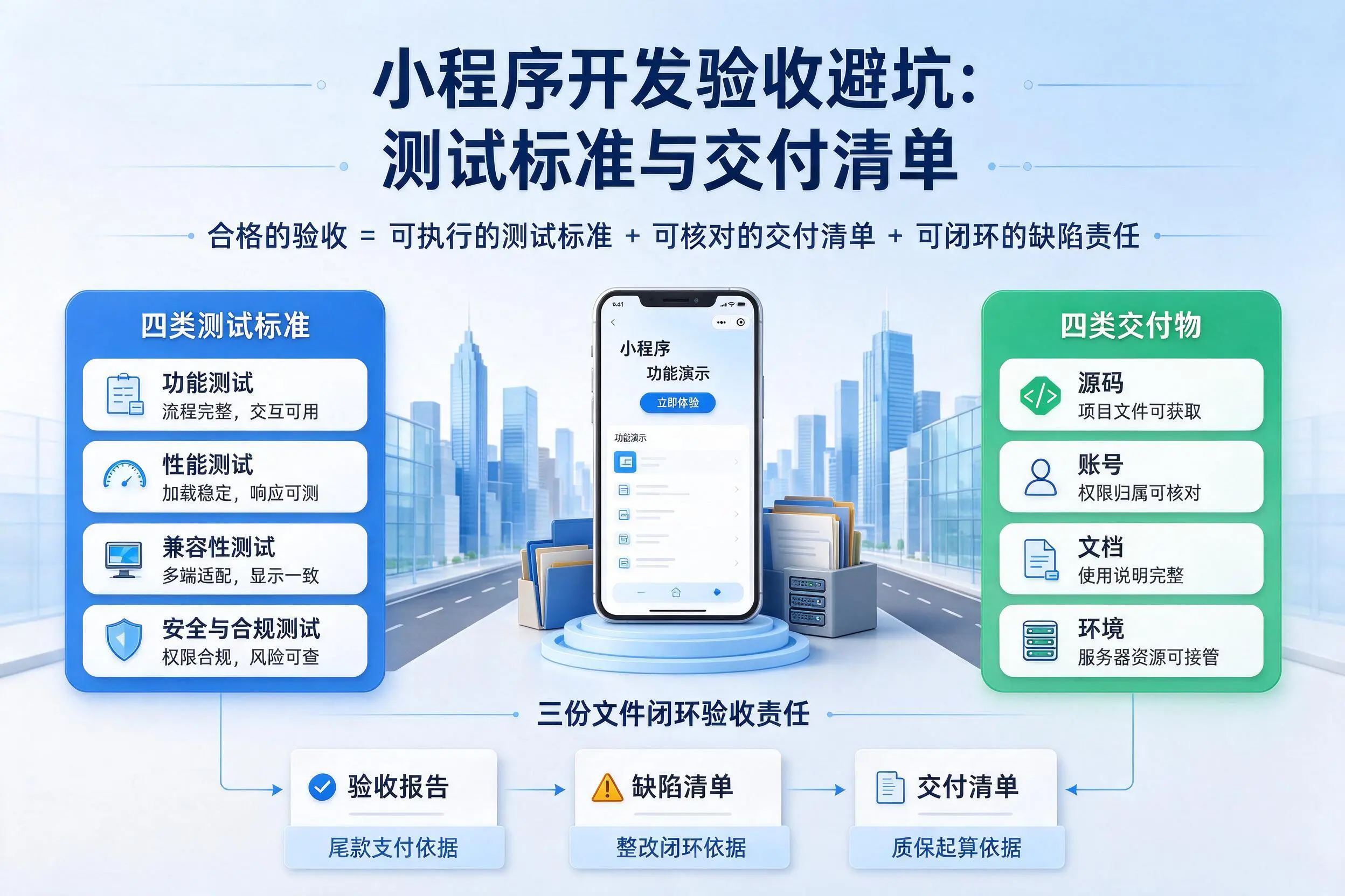 广西小程序开发验收避坑：测试标准与交付清单