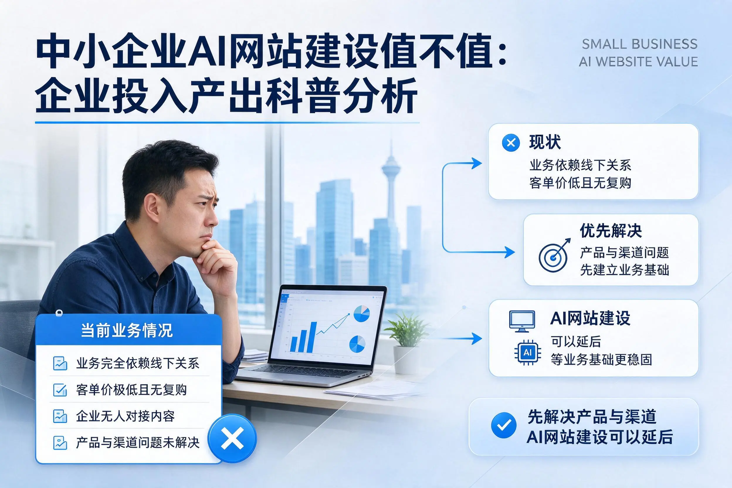 中小企业AI网站建设值不值：广西企业投入产出科普分析