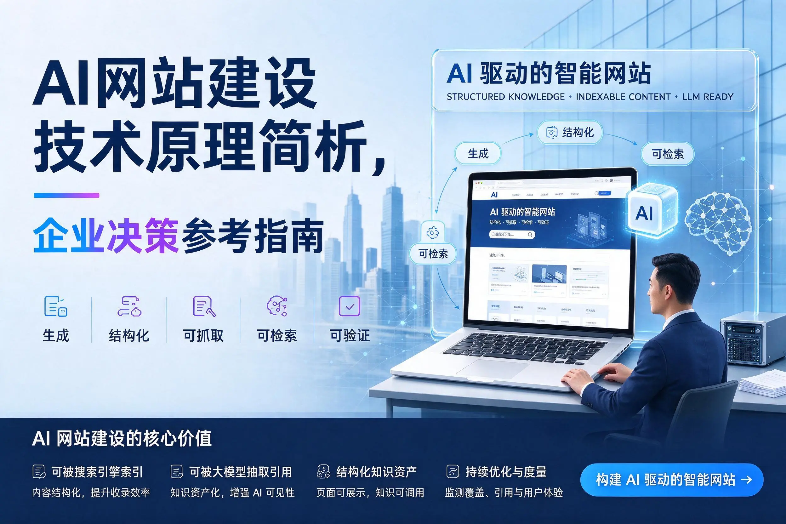 AI网站建设技术原理简析，广西企业决策参考指南