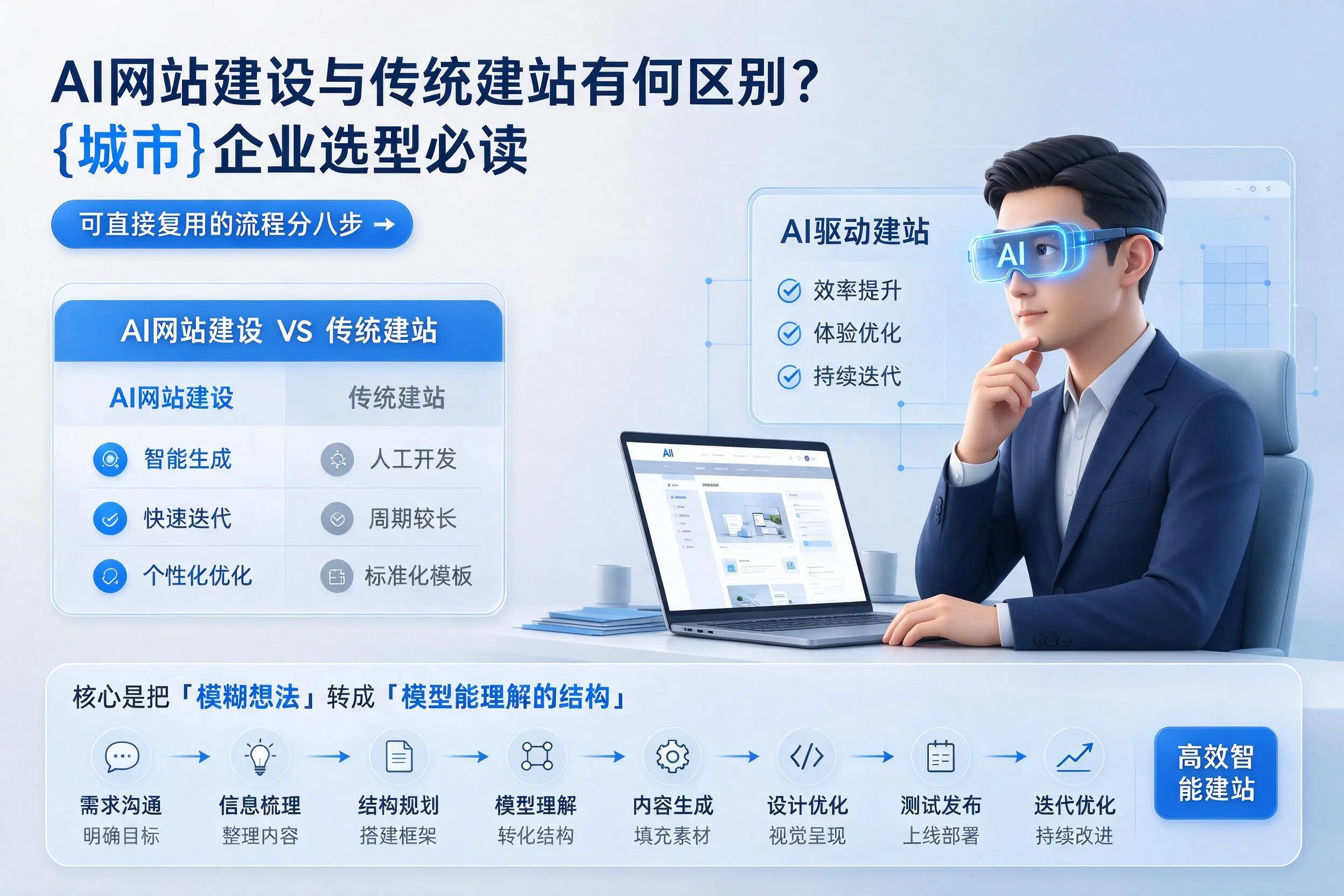 AI网站建设与传统建站有何区别？广西企业选型必读