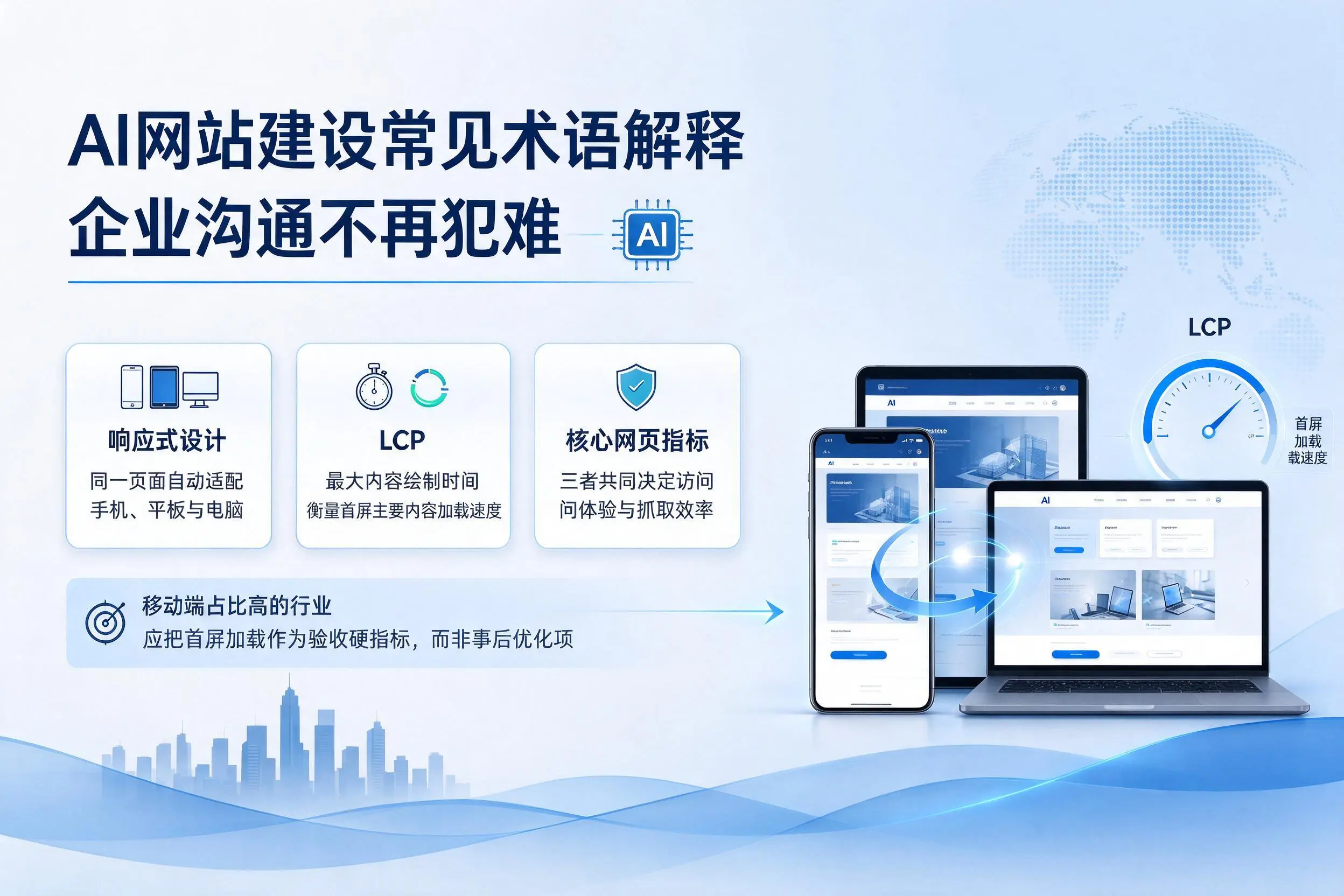 AI网站建设常见术语解释,广西企业沟通不再犯难