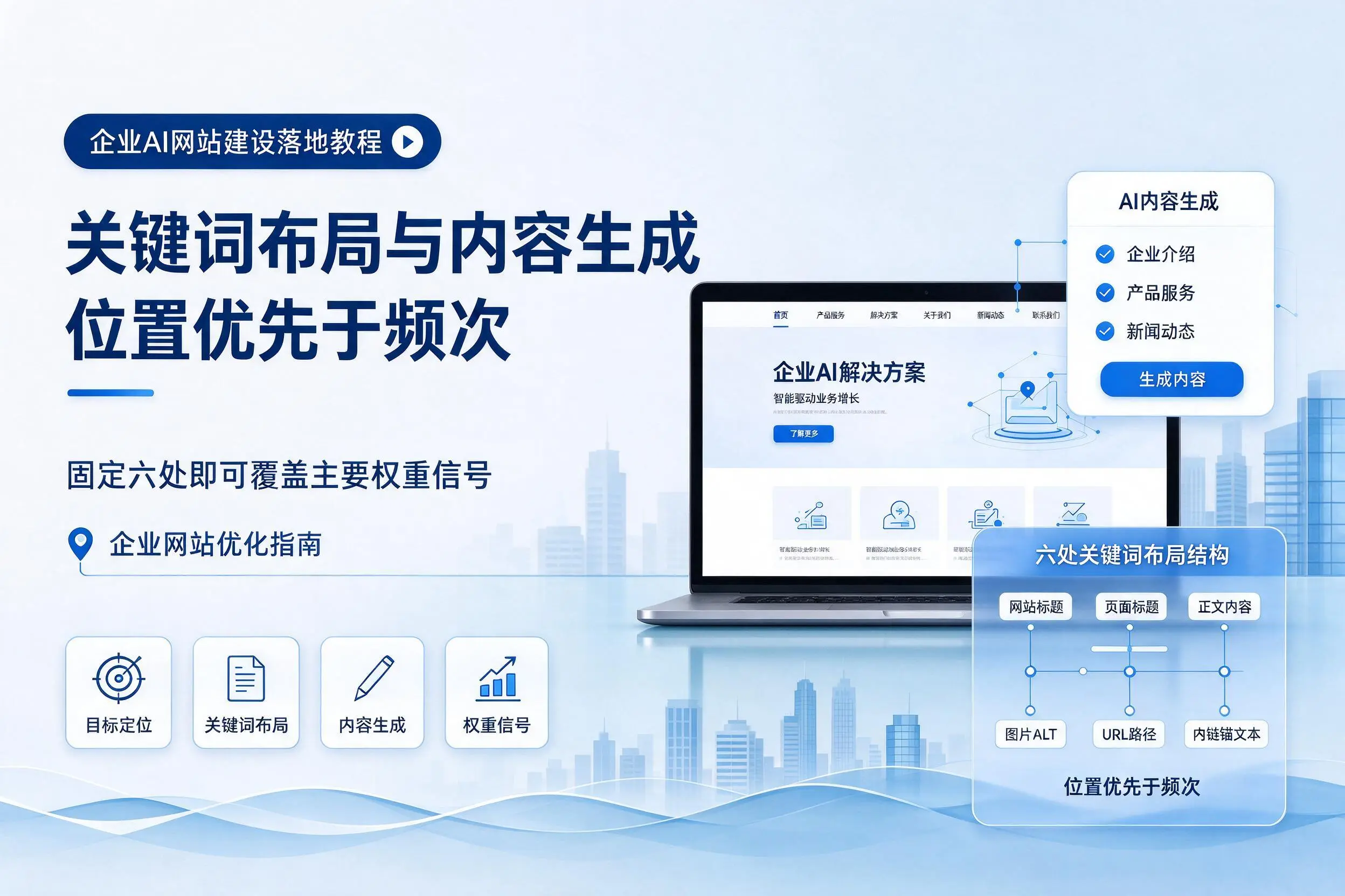广西企业AI网站建设落地教程:关键词布局与内容生成